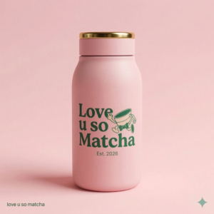 The matcha bottle